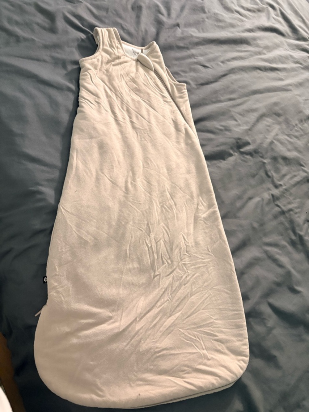 KYTE Baby Neutral Ivory Sleeveless Sleep Sack 1.0 TOG